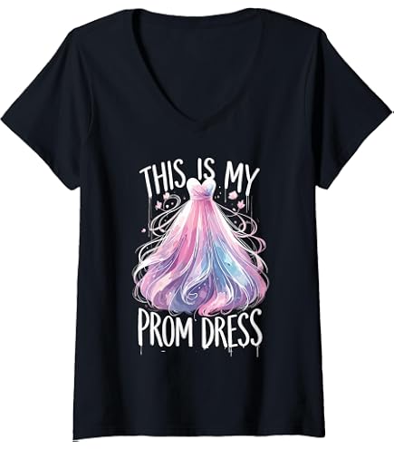 Amazon.com: Prom Party Promenade This Is My Prom Dress T-Shirt